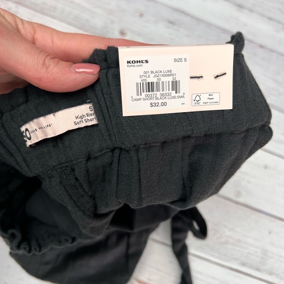 Tie front SO soft shorts - Picture 3 of 3